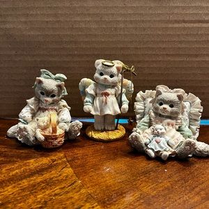 Calico Kittens Figurines